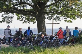 Freiluft-Gottesdienst (Foto: Rainer Oettel)